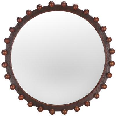 Fenisha 36" Pine Accent Mirror