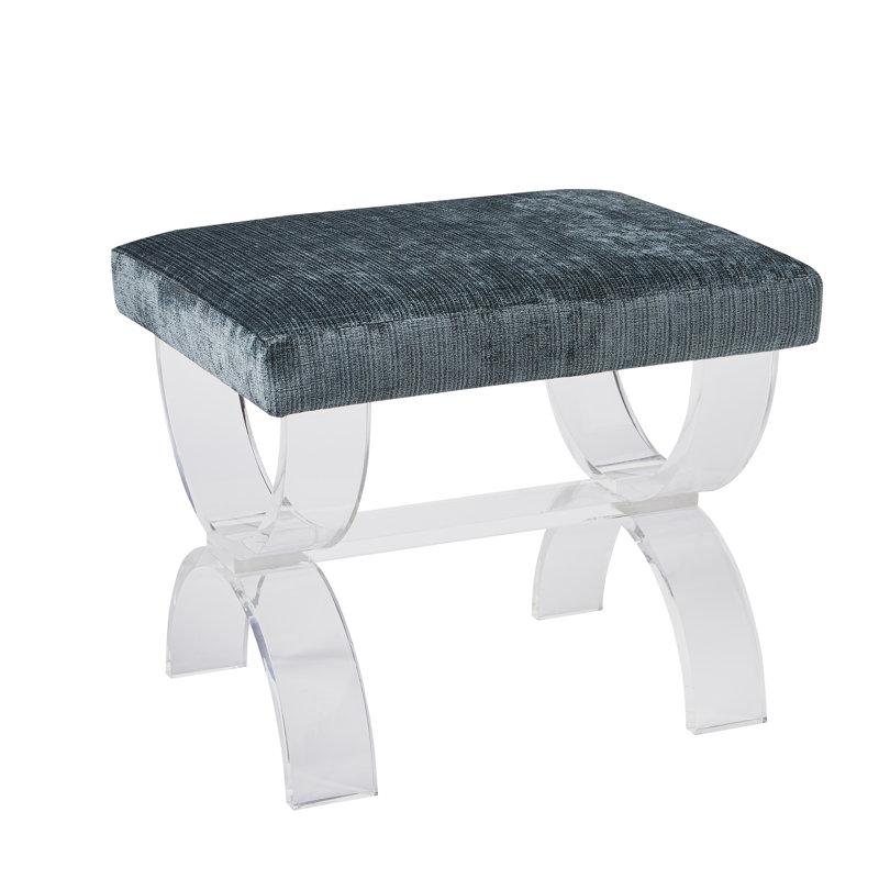 It's Clearly U Upholstered Accent Stool, Margaret Lagoon