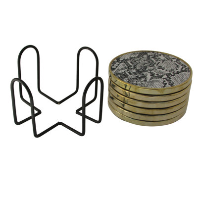 Ensemble de sous-verres avec support
