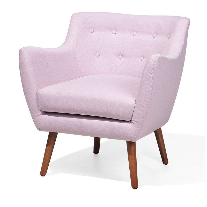 Carvajal Upholstered Armchair, Pink