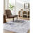 Vivir x Livabliss Lorelai Silver Machine Washable Area Rug-801247804