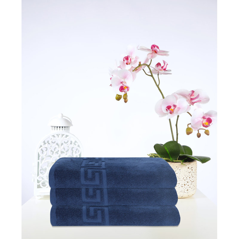 Ensemble de 3 serviettes pour salle de bain en coton turc Duplantis