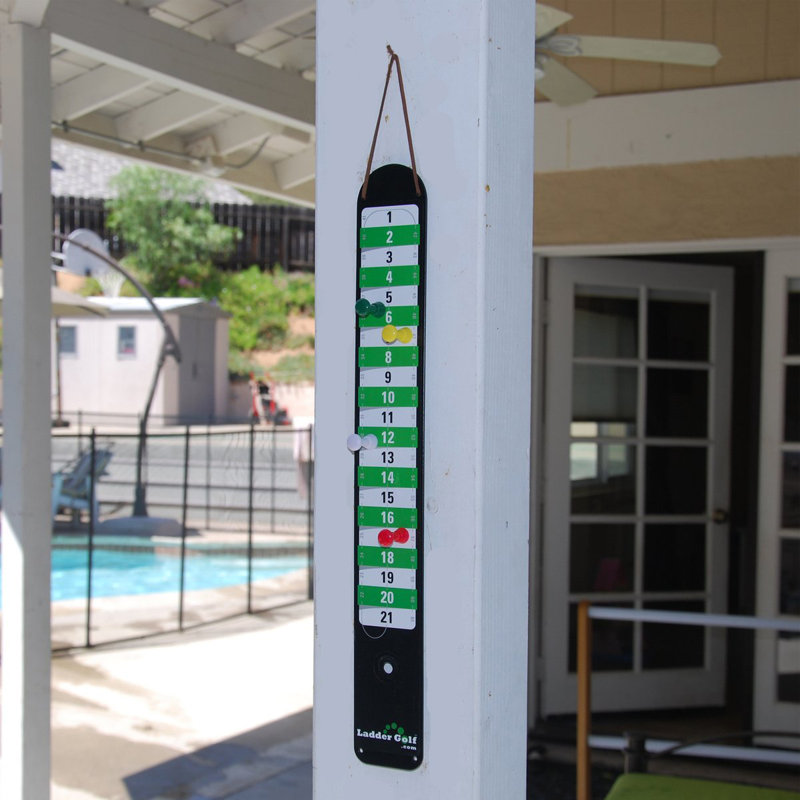 Vivere Hammocks Ladder Golf Ladder Ball, Green