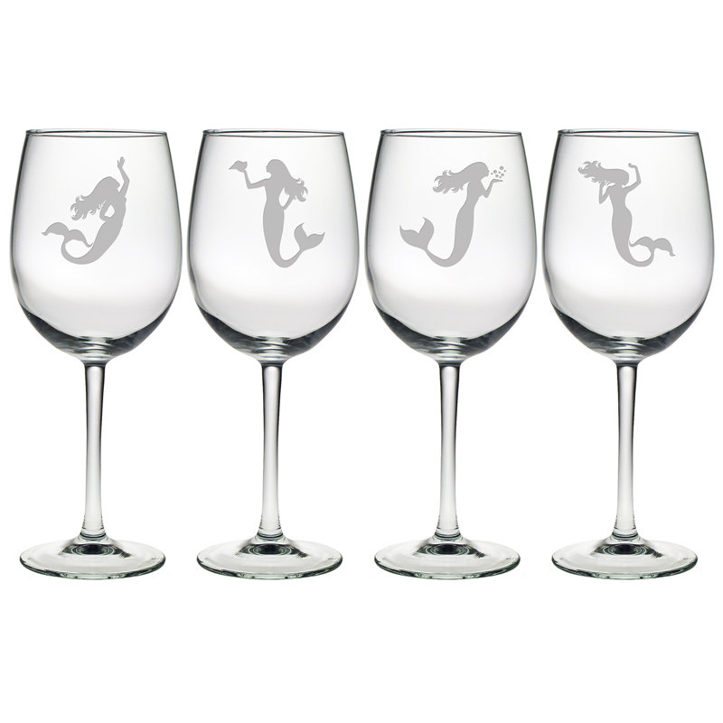 Ensemble de 4 pièces de sirop Ceron Ensemble de verres à vin tout usage