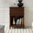 Simple two-drawer storage cabinet