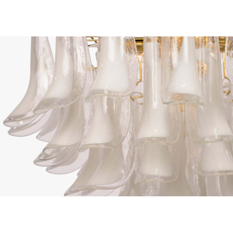 Pirelli 10 - Light Chandelier, Polished Brass