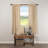 Murtaz 100% Cotton Semi Sheer Curtain Panel Pair-337152570