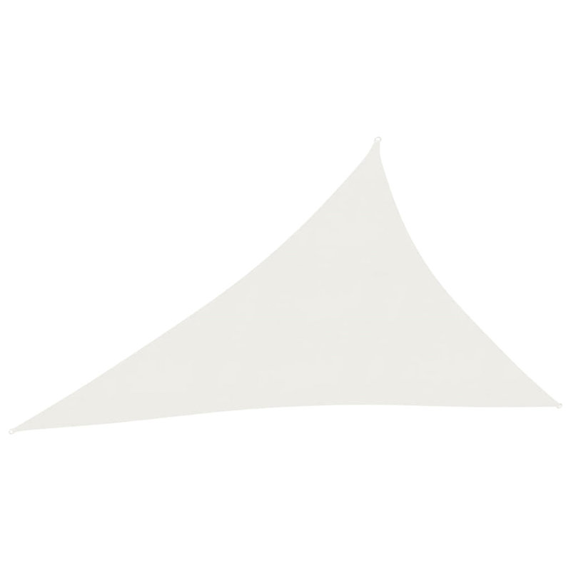Azbane 5m x 6m Triangular Shade Sail, 5m x 6m, White