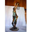 Nifao Collection Kids Playing Basketball in Action Life Size Bronze Statue  27" x 17" x 66"H