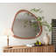 Miroir mural en bois massif 45 po-2045058550