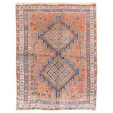 Hand Knotted Wool Area Rug in Multi
