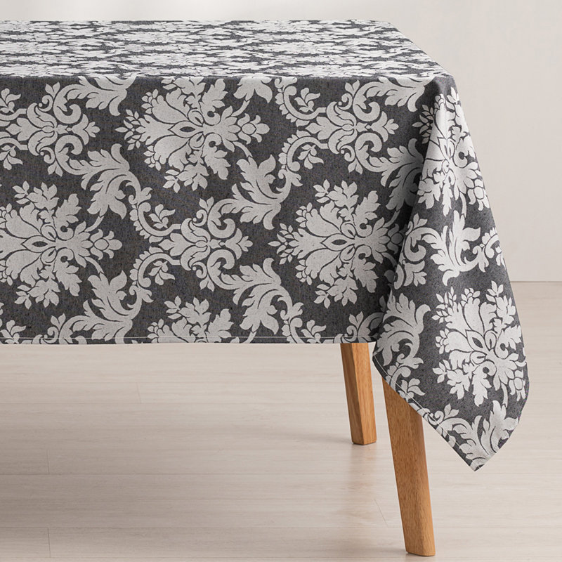 Donnelle Dining Linens, 180cm W x 140cm L, Black