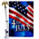 Double Sided 40'' H x 28'' W Polyester Independence Day Flag Set