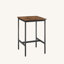 Ensemble de table de bar industrielle avec 2 chaises | Conception peu encombrante pour la cuisine et le salon-70207905-70207964