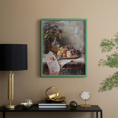 Reproduction encadrée FLORAL Series DCCxxx - bois massif