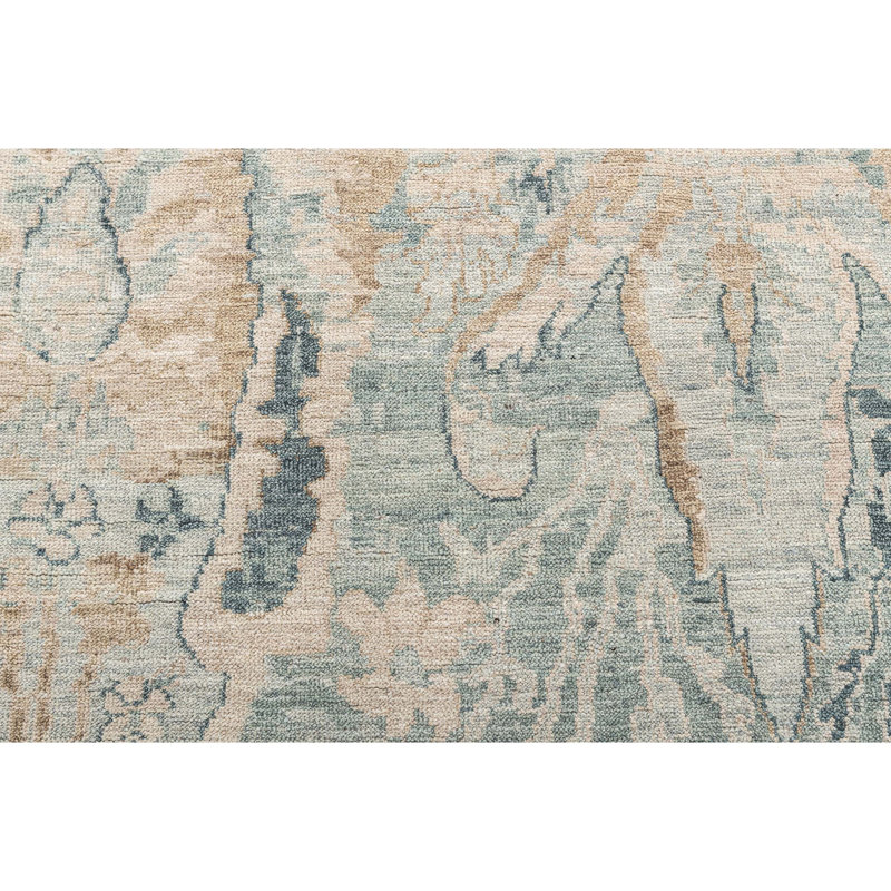 Handmade Wool Abstract Area Rug, Rectangle 5' x 8'