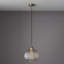 Alfhild 1 - Light Brass Teardrop Pendant