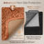 Machine Tufted Rust Indoor Shagg Area Rug-Luxurious Burnt Orange Shaggy Carpet-50748255