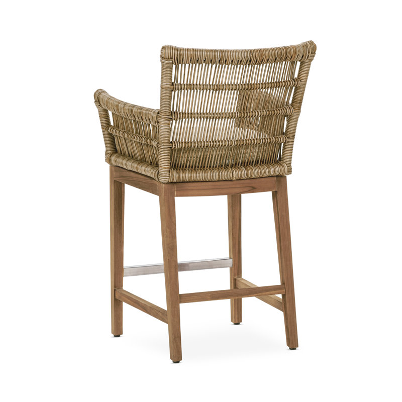 Valerie Outdoor Teak Bar Stool