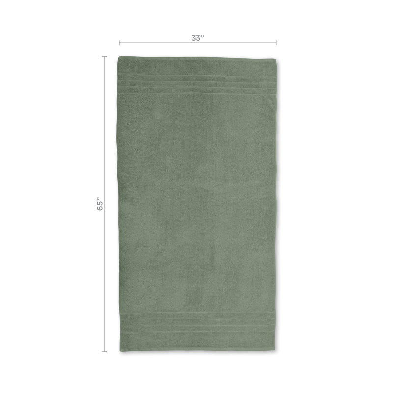 Martex Ultimate 2 Pack Bath Sheet Sage Towel Set, Sage