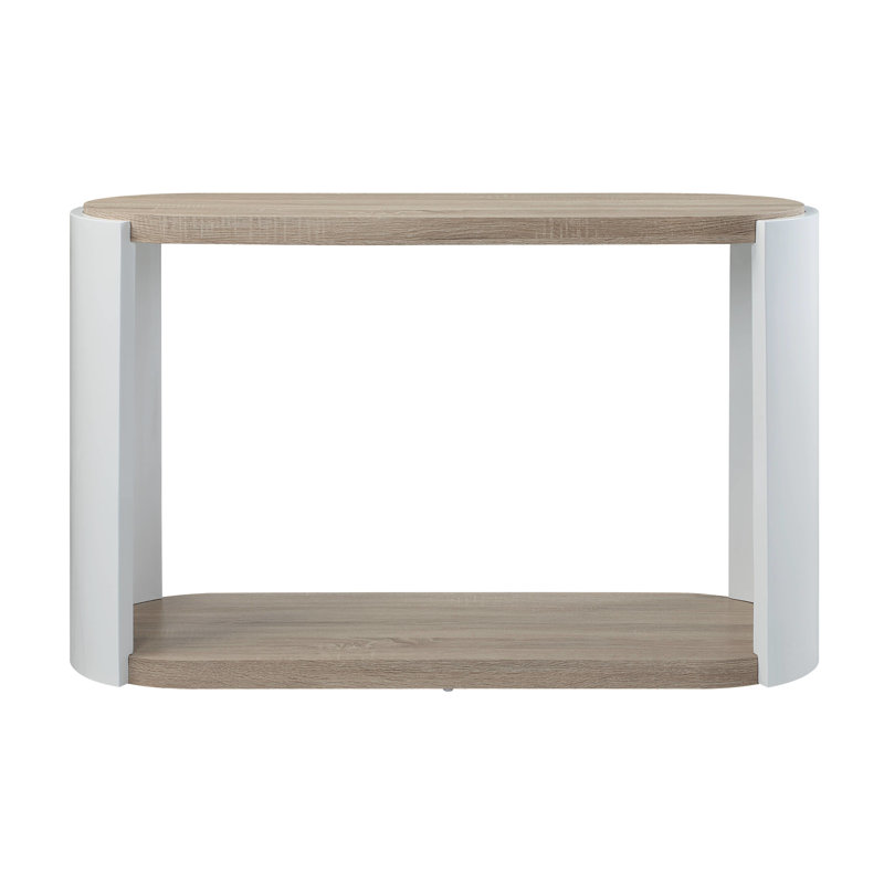 Table élégante en chêne et blanc - avec touche moderne pour le vestibule