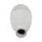 Textured Bottom Vase, Grey-1501420541
