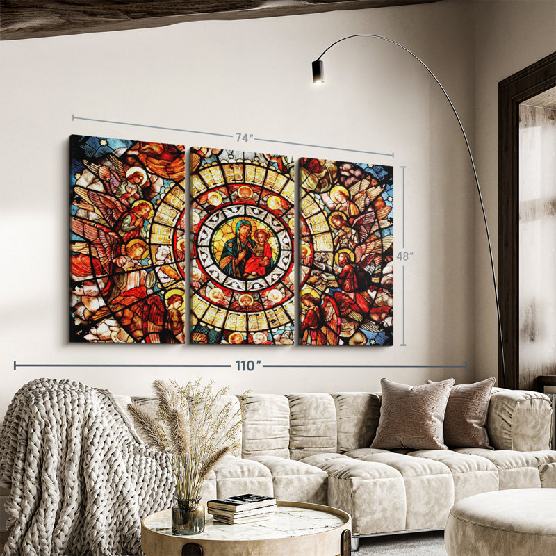 «Church Window» sur, H 48 po x l 74 po x P 1,25 po
