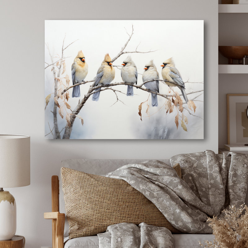 Décoration murale oiseau en métal «Bird Silent Watcher III», H 30 po x l 40 po x P 1 po