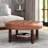 Brown - Faux Leather Upholstery, Open Shelf Storage, 32.01" X 16.84 Versatile Shelf, Round, 32" 17-1770812306