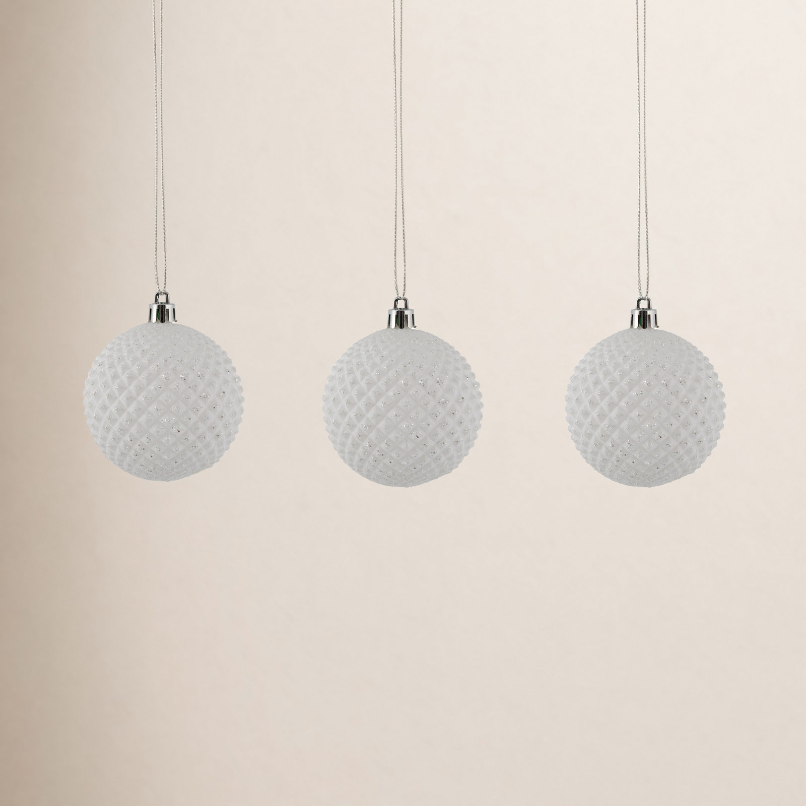Etta Avenue™ 3" Shatterproof Bauble, White
