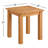 Echols Outdoor Solid Teak Wood Side Table