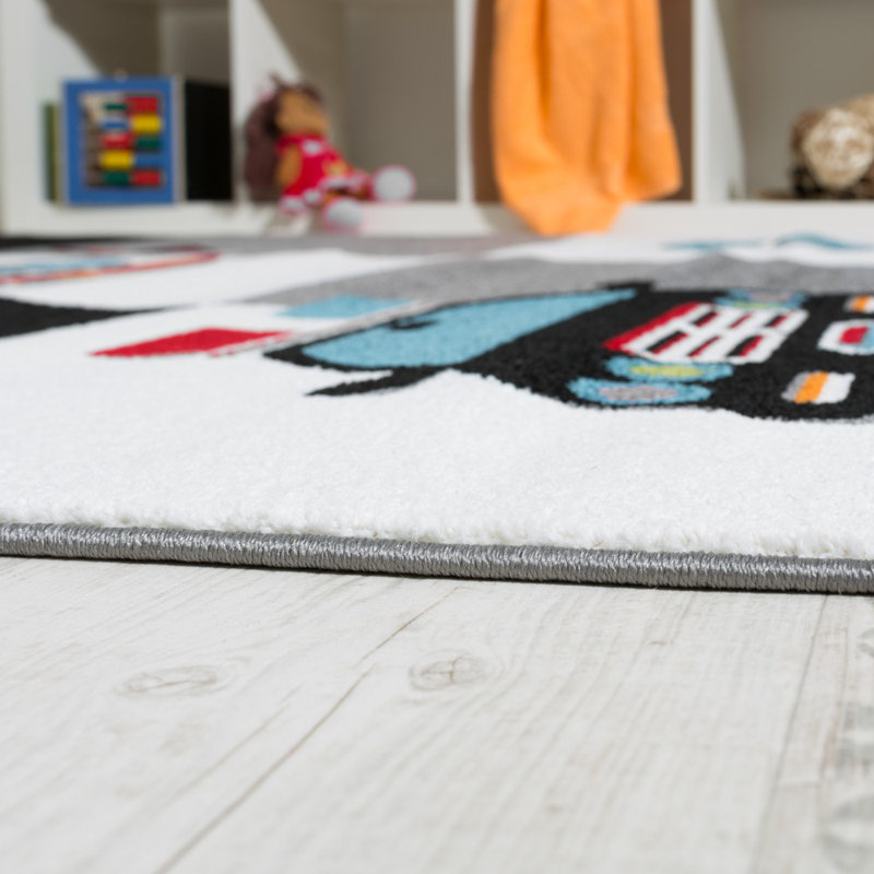 Sunnyvale Cream/Grey/Black Rug, Rectangle 120 x 170cm