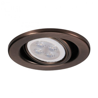 Round Adjustable Gimbal Open Recessed Trim