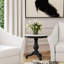 Danielle Marble 24" Pedestal Side Table-545122853