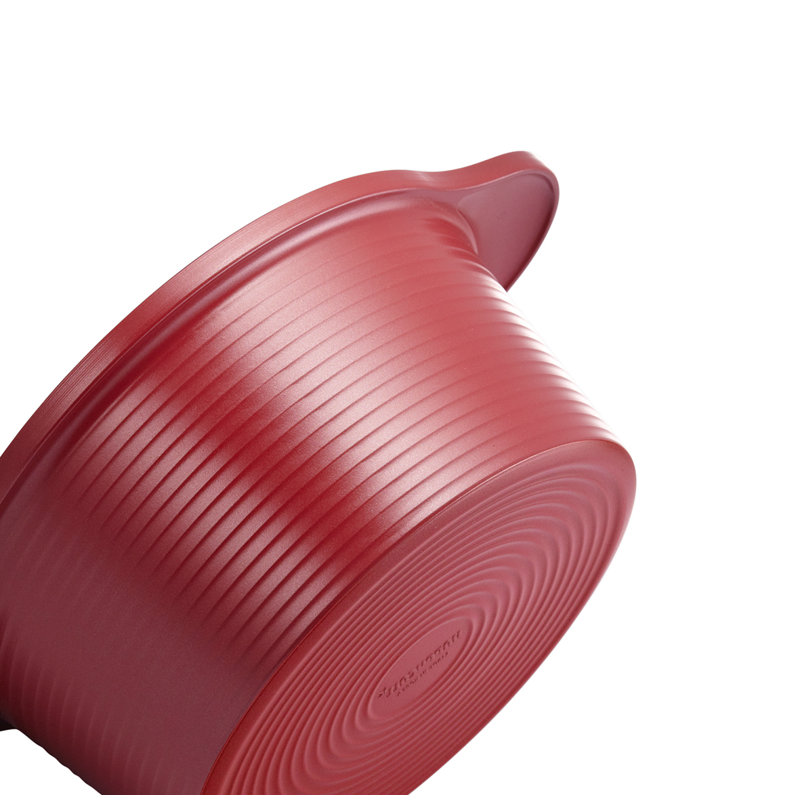 Happycall 4 pintes Pot avec couvercle, Rouge, 4 pintes