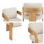 Ensemble de chaises Modern Boucle - structure en caoutchouc avec support ergonomique (ensemble de 2)-1382870537