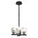 Gatsby 4 - Light Shaded Classic/Traditional Chandelier with Crystal Accents