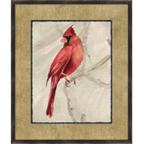 Perching Cardinal 2 Painting