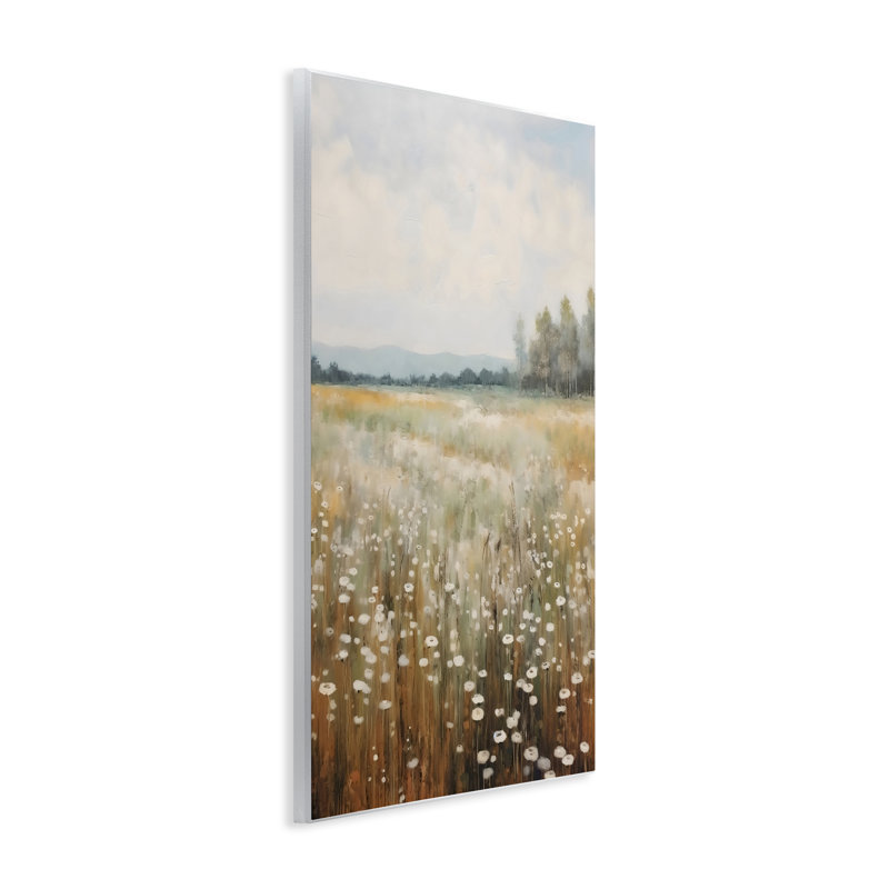 Plaque murale A Field Of Wildflowers, design by Creative Studio, H 15 po x l 10 po
