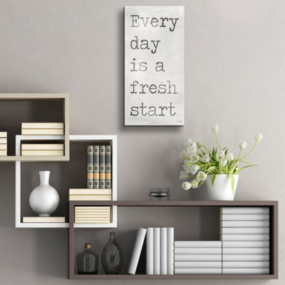 «Every Day is a Fresh Start» par Jaxn Blvd, art mural en verre acrylique