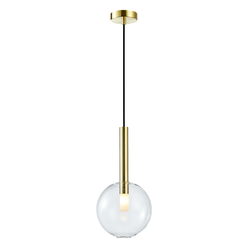 Niko 1 - Light Sphere Pendant, Gold, 148cm H x 20cm W x 20cm D