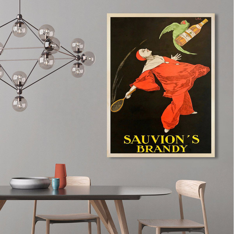 Sauvion's Brandy by Joseph Stall - Wrapped Canvas Print, 100cm H x 70cm W x 4cm D