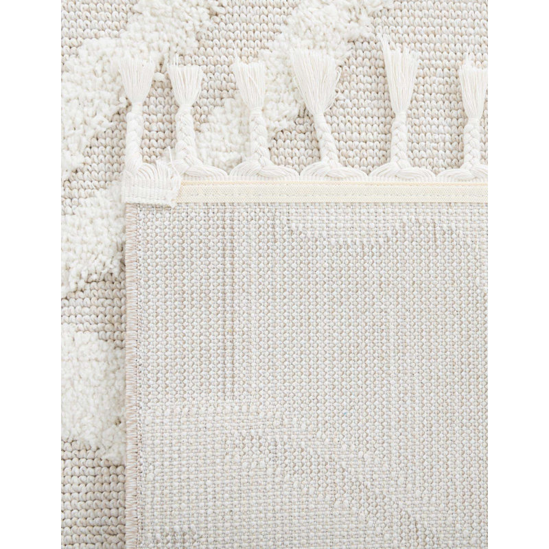 Dequantae Abstract Indoor Rug, Square 7'10"