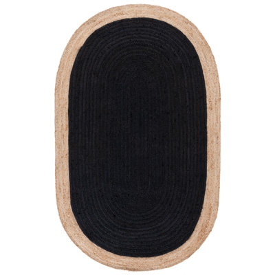 Galbin Natural Fiber Hand Woven Jute Rug
