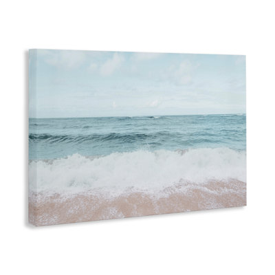 Art mural sur toile Centric Beach Foam par Elena Chukhlebova