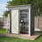 5 ft. W x 3 ft. D Metal Vertical Storage Shed-97266160