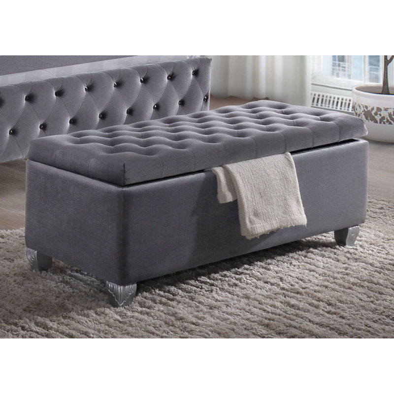 Tufted Storage Bench
