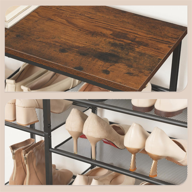 15 Pair Shoe Rack