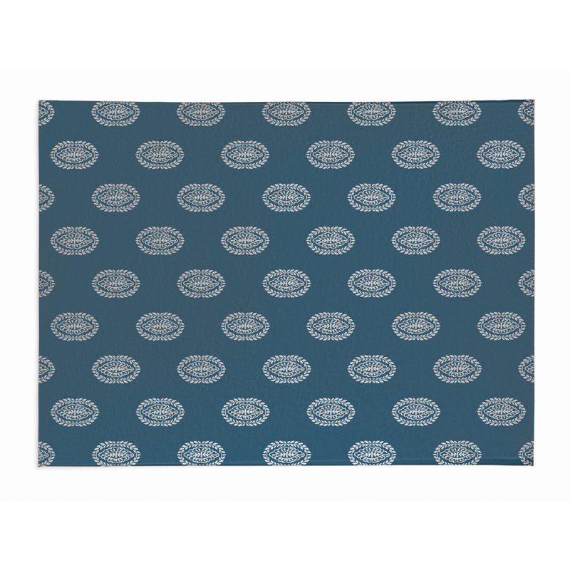 Tapis de bureau léger Maddy, L 36 po x P 60 po, Sarcelle