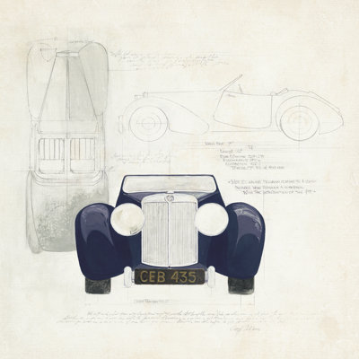 Roadster II - voiture bleue